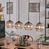 Koyoto Suspension, Boule lumineuse, Suspension Clair, Fumé, 4 lumières