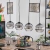 Koyoto Suspension, Boule lumineuse, Suspension Clair, Fumé, 4 lumières