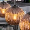 Koyoto Suspension, Boule lumineuse, Suspension Cuivré, 4 lumières
