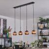 Koyoto Suspension, Boule lumineuse, Suspension Cuivré, 4 lumières