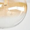 Chehalis Plafonnier, Boule lumineuse Ambre, Clair, 5 lumières