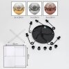 Koyoto Suspension, Boule lumineuse, Suspension grappe Chrome, Or, Clair, Cuivré, Fumé, 5 lumières