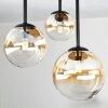 Chehalis Plafonnier, Boule lumineuse 42.5 cm Ambre, Clair, 5 lumières