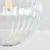 Chehalis Plafonnier, Boule lumineuse Ambre, Clair, Fumé, 5 lumières