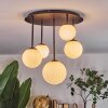 Chehalis Plafonnier, Boule lumineuse Blanc, 5 lumières
