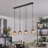 Ripoll Suspension, Boule lumineuse, Suspension Clair, Fumé, 4 lumières