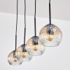 Ripoll Suspension, Boule lumineuse, Suspension Ambre, Clair, 4 lumières