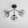 Ripoll Plafonnier, Boule lumineuse Clair, Fumé, 3 lumières
