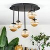 Chehalis Plafonnier, Boule lumineuse Ambre, 5 lumières