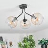 Koyoto Plafonnier, Boule lumineuse Ambre, Clair, 3 lumières