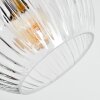 Ripoll Plafonnier, Boule lumineuse Ambre, Clair, Fumé, 3 lumières