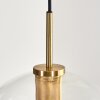 Koyoto Suspension, Boule lumineuse, Suspension Or, Noir, 1 lumière