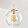 Koyoto Suspension, Boule lumineuse, Suspension Or, Noir, 1 lumière