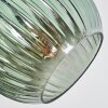 Koyoto Plafonnier, Boule lumineuse Bleu, Or, Vert, 3 lumières