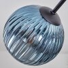 Koyoto Plafonnier, Boule lumineuse Bleu, Or, Vert, 3 lumières