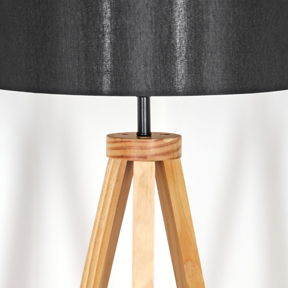 Soungou Lampadaire Écru, Noir, 1 lumière