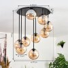 Gastor Plafonnier, Boule lumineuse Ambre, 9 lumières