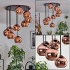 Koyoto Plafonnier, Boule lumineuse Cuivré, 9 lumières