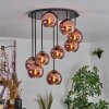 Koyoto Plafonnier, Boule lumineuse Cuivré, 9 lumières