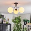 Gastor Plafonnier, Boule lumineuse Blanc, 3 lumières