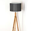 Soungou Lampadaire Écru, Nickel mat, 1 lumière
