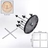 Koyoto Plafonnier, Boule lumineuse 57 cm Ambre, 9 lumières