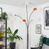 Nikkala Lampadaire Noir, 5 lumières