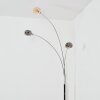 Nikkala Lampadaire Chrome, Blanc, 3 lumières