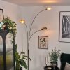 Nikkala Lampadaire Chrome, Blanc, 3 lumières