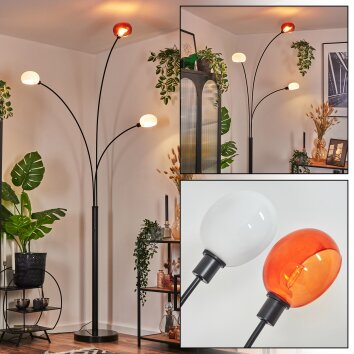 Nikkala Lampadaire Noir, 3 lumières
