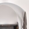 Koyoto Lampadaire 31 cm Chrome, Fumé, 5 lumières