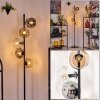 Ripoll Lampadaire Ambre, Clair, Fumé, 5 lumières