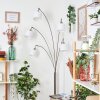 Bassagoda Lampadaire Nickel mat, Noir, 5 lumières