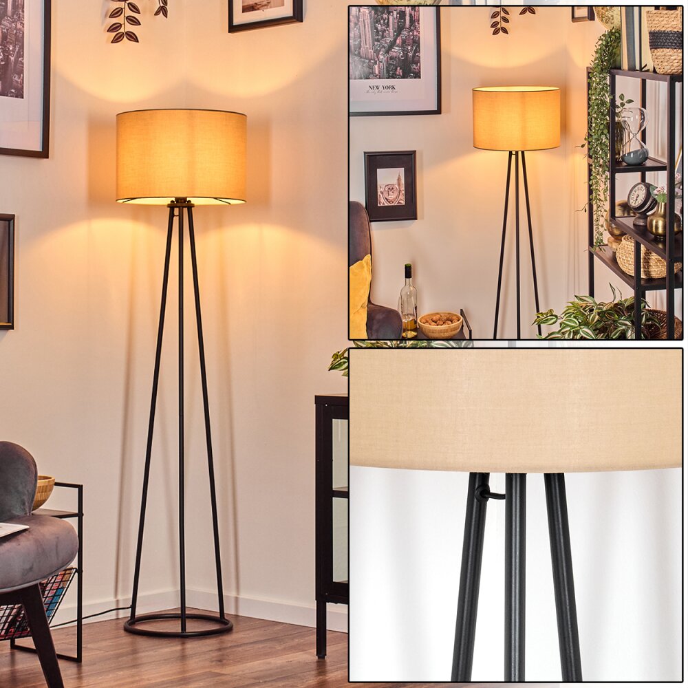 Soungou Lampadaire Noir, 1 lumière main product photo