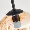 Koyoto Plafonnier, Boule lumineuse 57 cm Ambre, Clair, 9 lumières