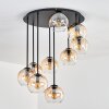 Koyoto Plafonnier, Boule lumineuse 57 cm Ambre, Clair, 9 lumières