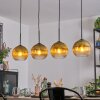 Koyoto Suspension, Boule lumineuse, Suspension Or, Clair, 4 lumières