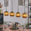 Koyoto Suspension, Boule lumineuse, Suspension Or, 4 lumières