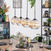 Koyoto Suspension, Boule lumineuse, Suspension Ambre, Clair, 4 lumières