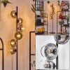Koyoto Lampadaire Clair, Fumé, 6 lumières