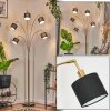 Bassagoda Lampadaire Laiton, Noir, 5 lumières
