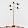 Bassagoda Lampadaire Laiton, Noir, 5 lumières