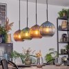 Koyoto Suspension, Boule lumineuse, Suspension Bleu, Vert, Cuivré, 4 lumières