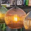 Koyoto Suspension, Boule lumineuse, Suspension Bleu, Vert, Cuivré, 4 lumières