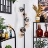 Koyoto Lampadaire Ambre, Clair, Fumé, 6 lumières