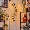 Koyoto Lampadaire Ambre, Clair, Fumé, 6 lumières