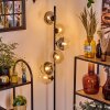 Koyoto Lampadaire Ambre, Clair, Fumé, 6 lumières