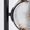 Koyoto Lampadaire Ambre, Clair, Fumé, 6 lumières