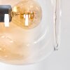 Koyoto Lampadaire Ambre, Clair, Fumé, 6 lumières