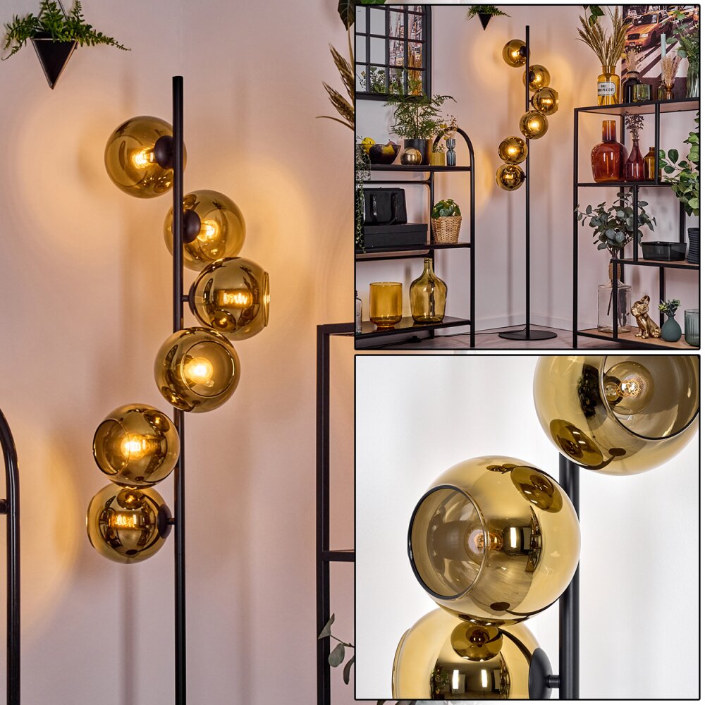 Koyoto Lampadaire Or, 6 lumières main product photo